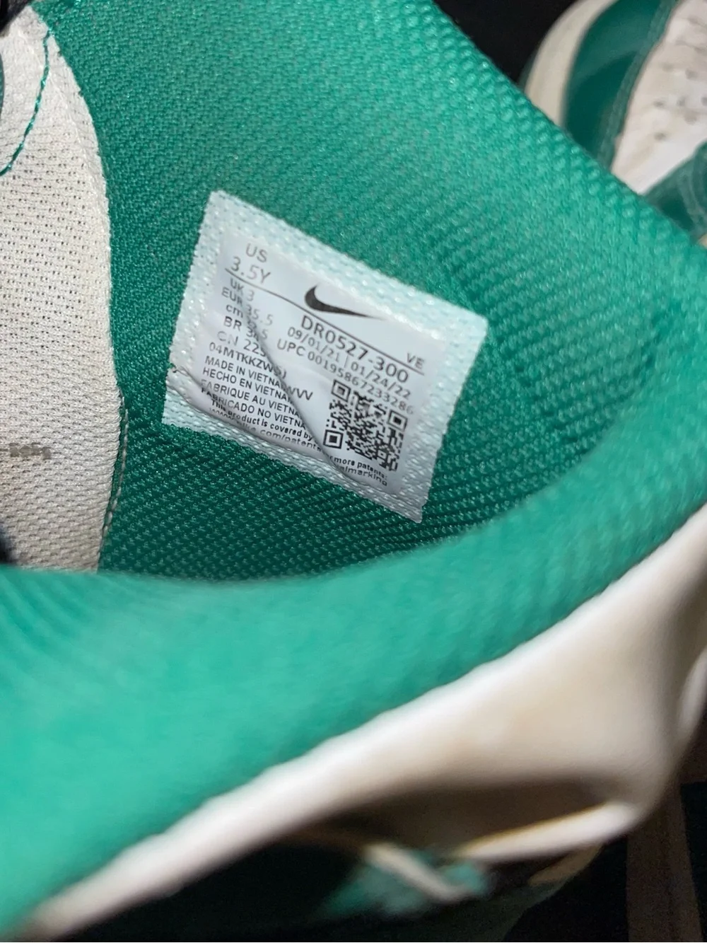 Nike Dunk High 'Celtics' Sneaker Shoes Kids